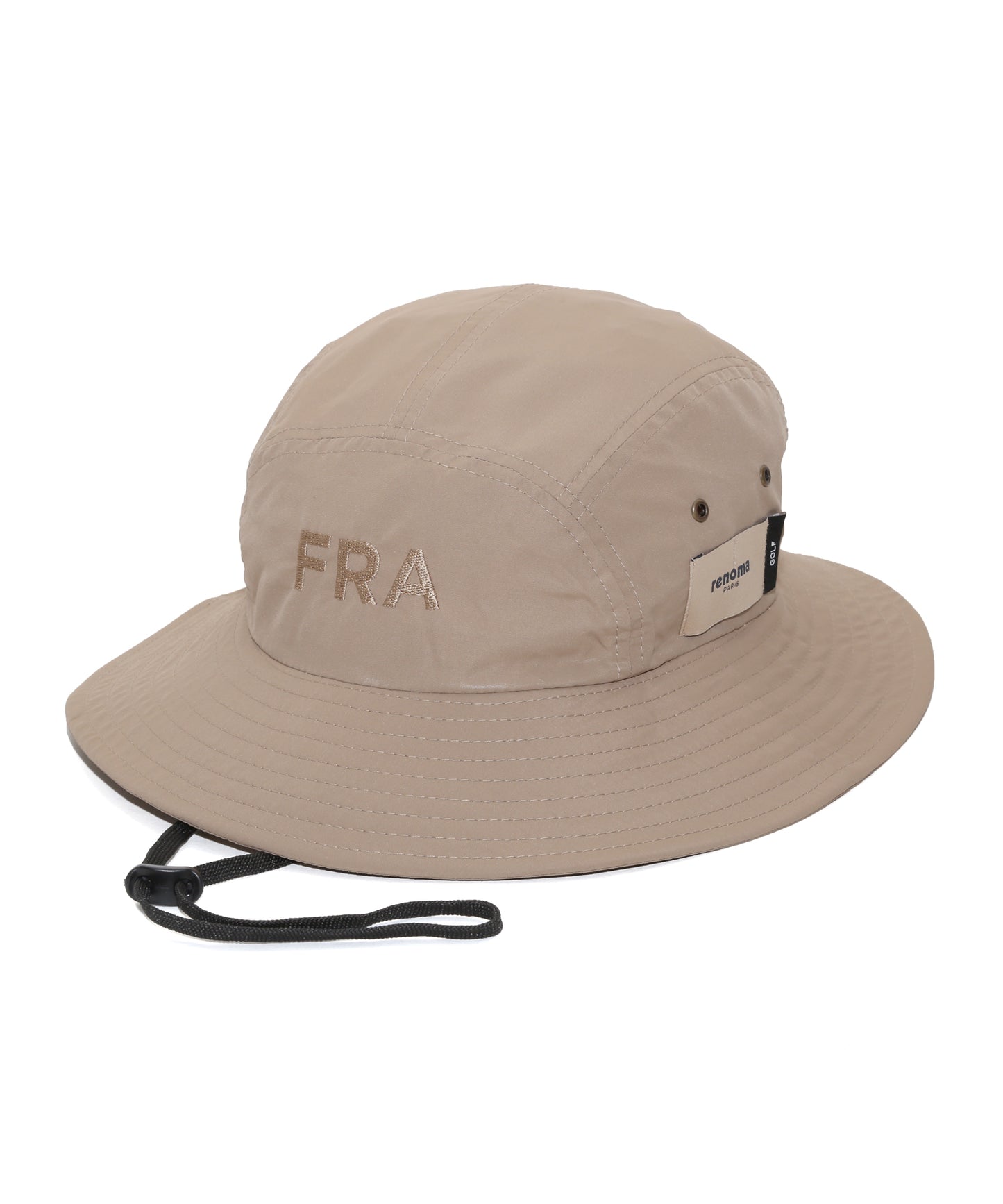 MONOCHROME EMBROIDERY BOONIE HAT