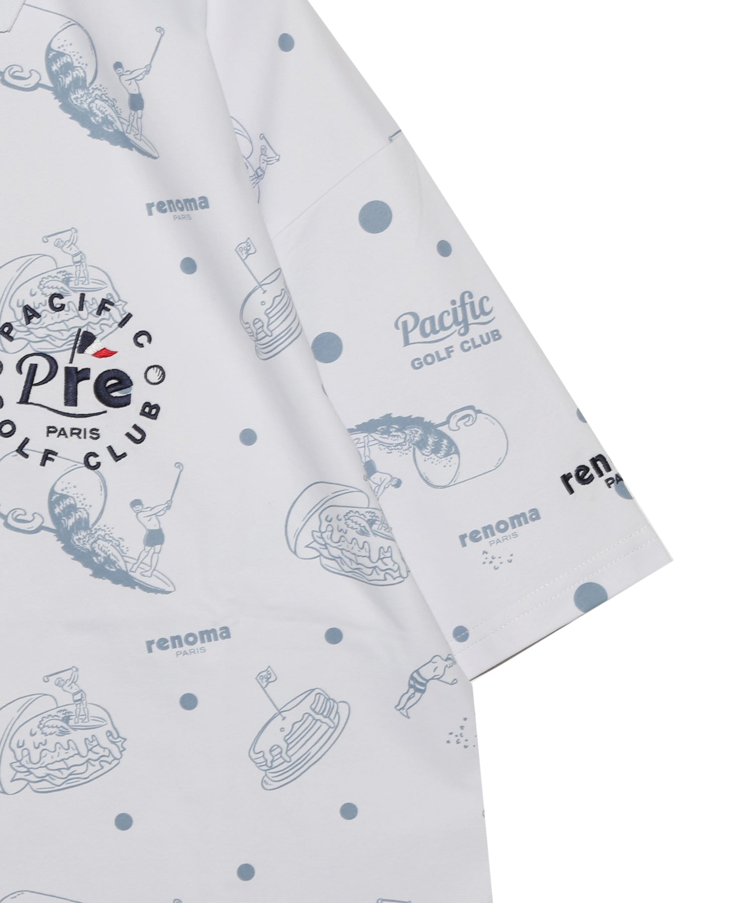 PGCLB ALLOVER PRINT POLO – renoma golf