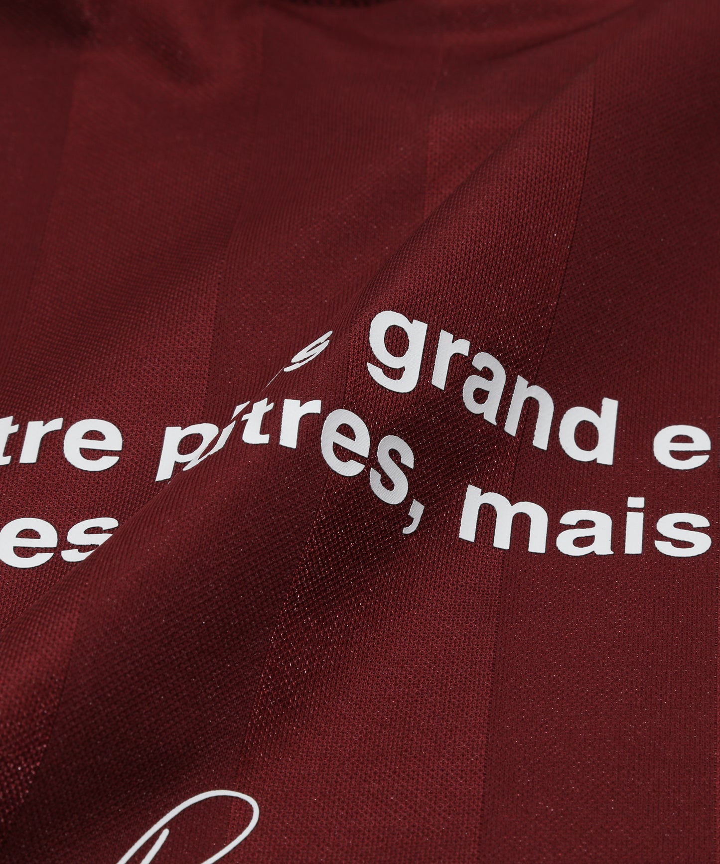 COLLEGE LOGO MOCK NECK T SS