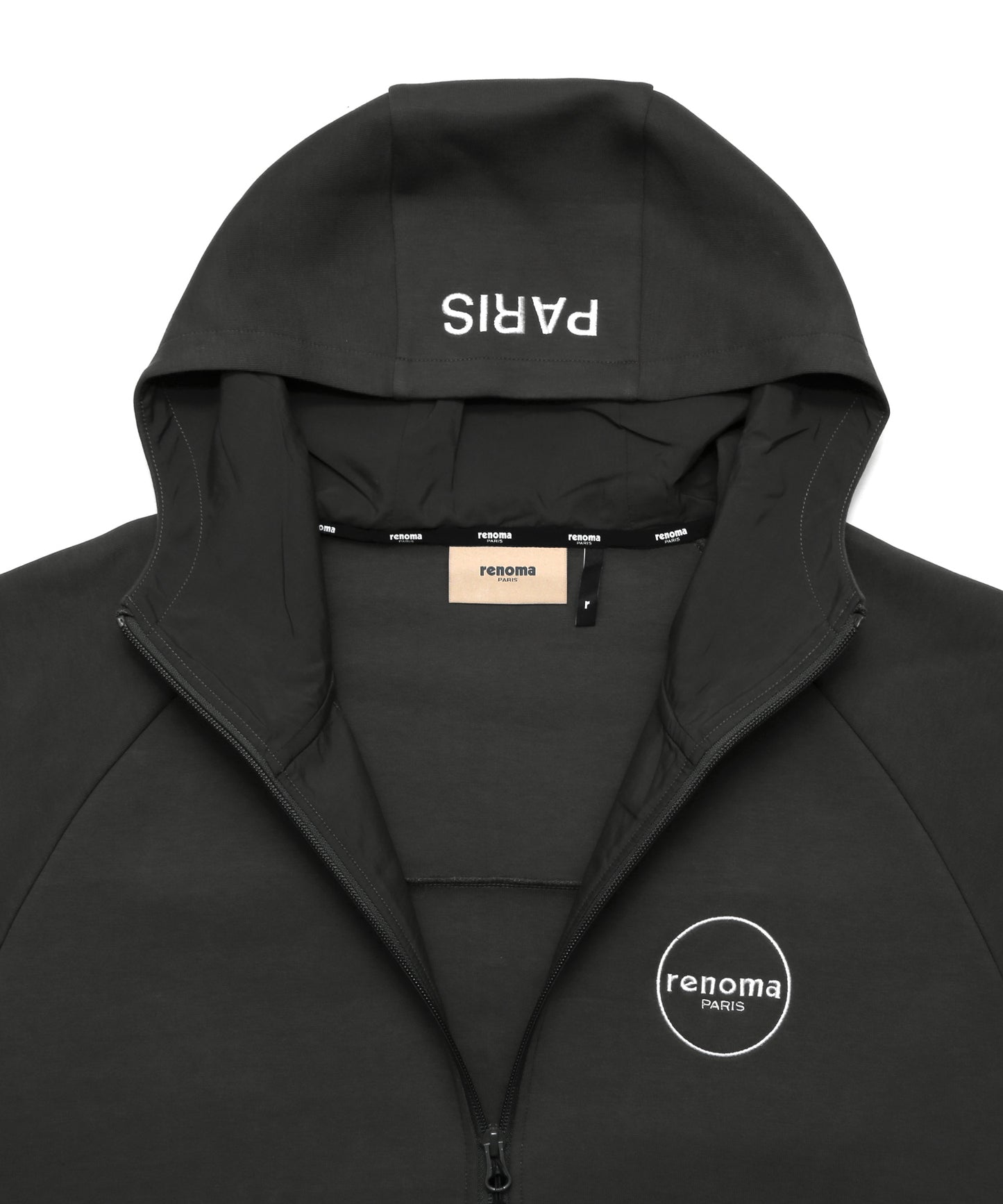 DOUBLE KNIT ZIP HOODIE