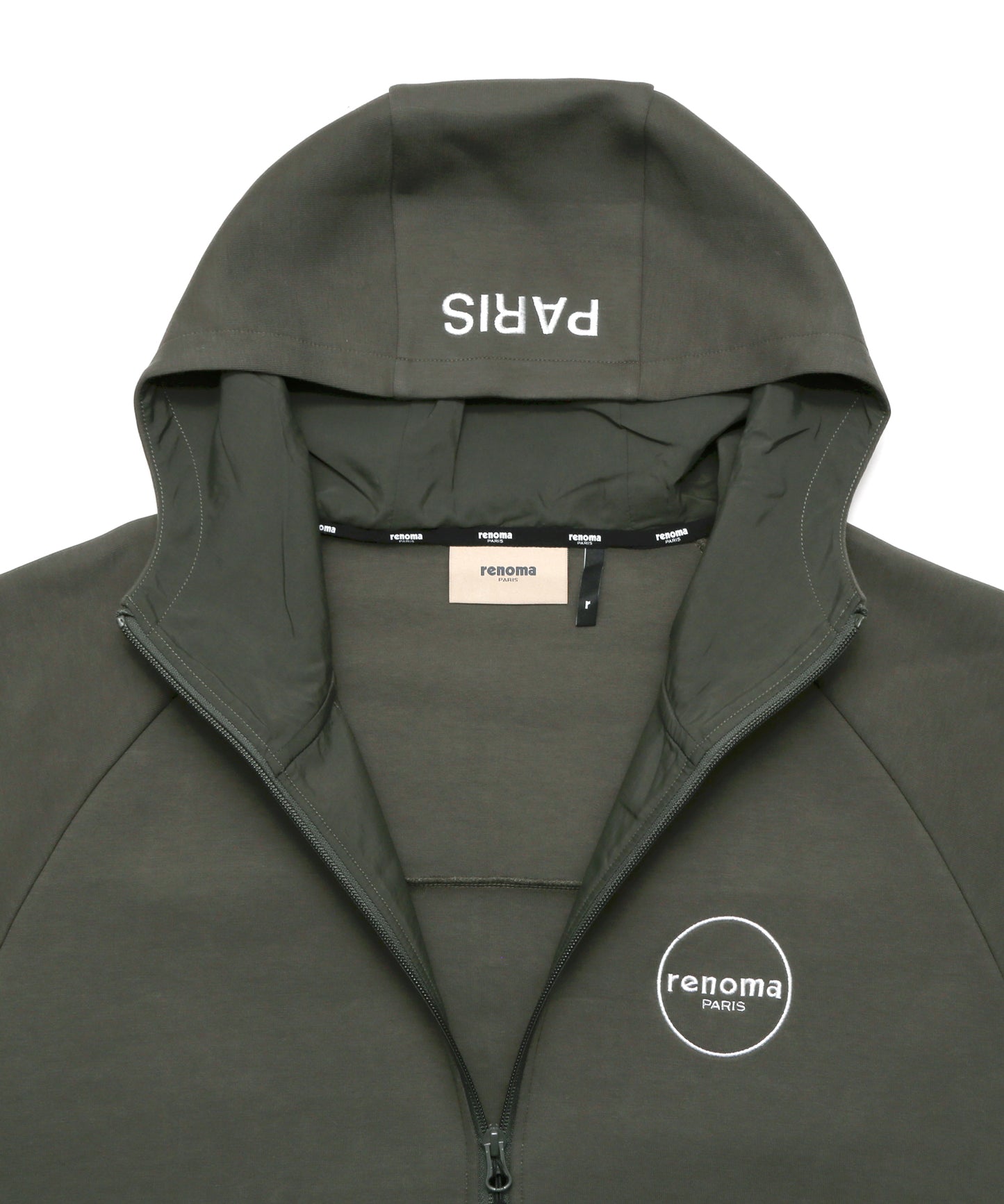 DOUBLE KNIT ZIP HOODIE