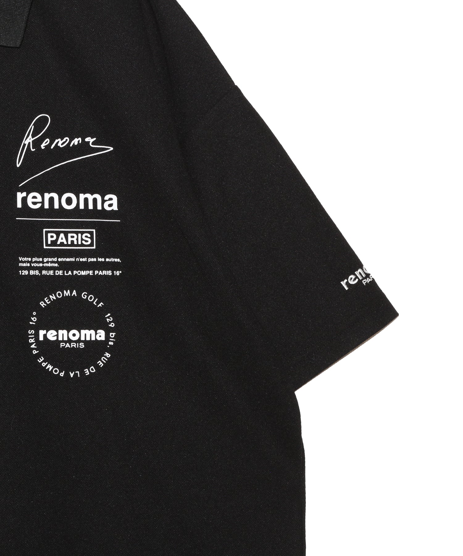 メンズウェア renoma golf 26ss VERTICAL LOGO POLO L VERTICAL LOGO POLO SS – renoma golf