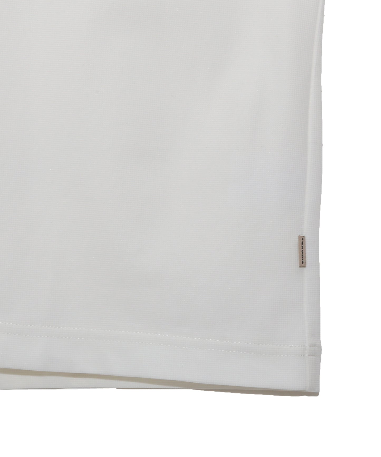 MINI WAFFLE CREW NECK T SS