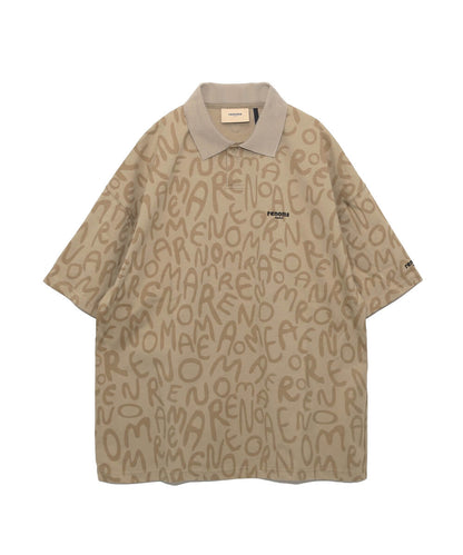 PRINT SHORT SLEEVE POLO SHIRT