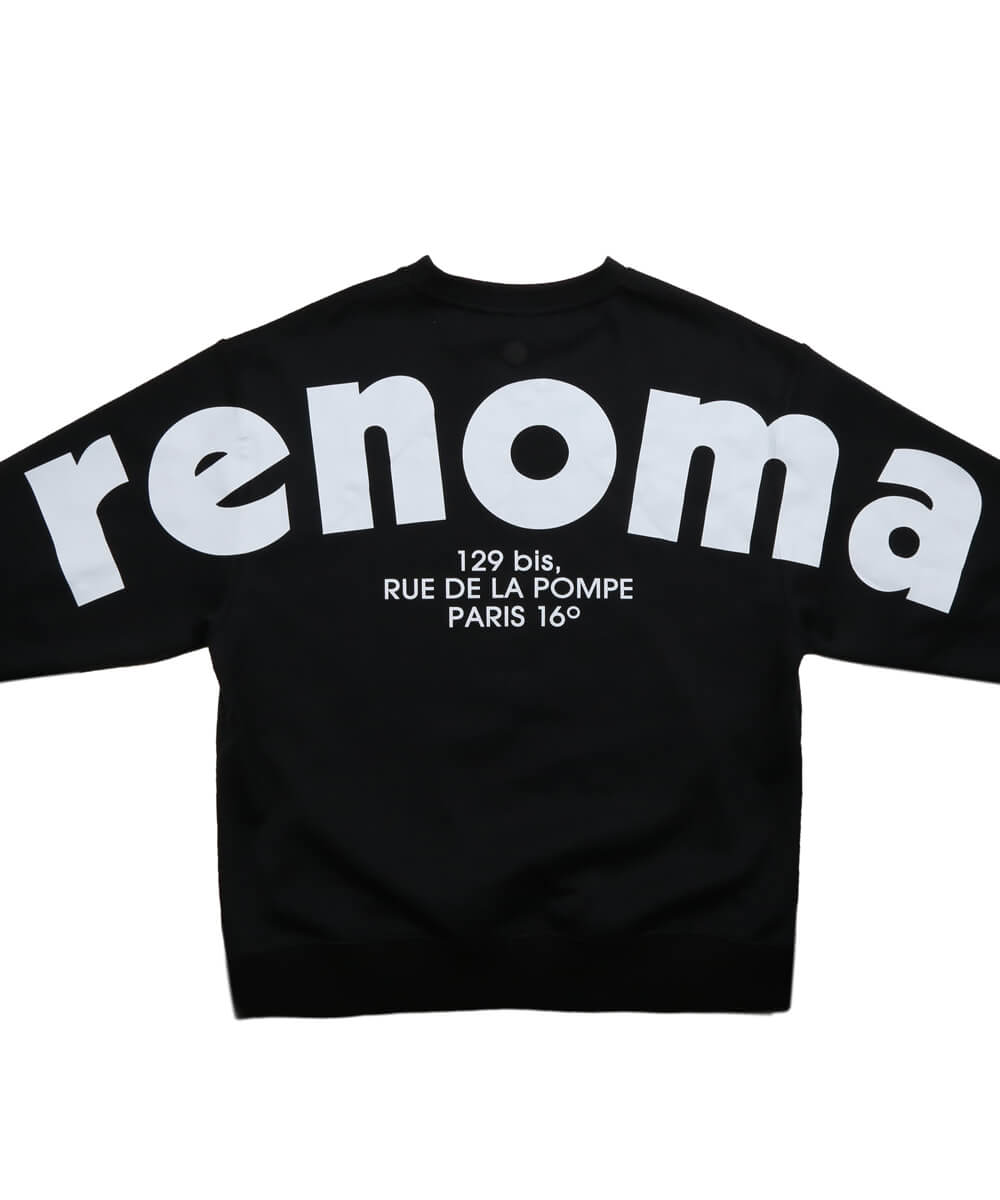 BIG LOGO LONG SLEEVE CREW TOPS