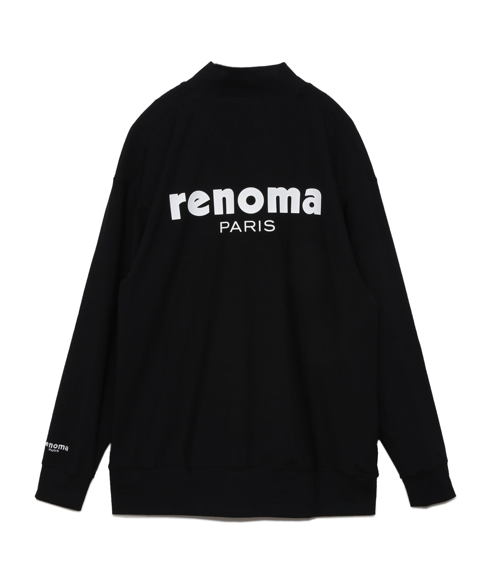 LOGO L/S MOCK NECK PULLOVER