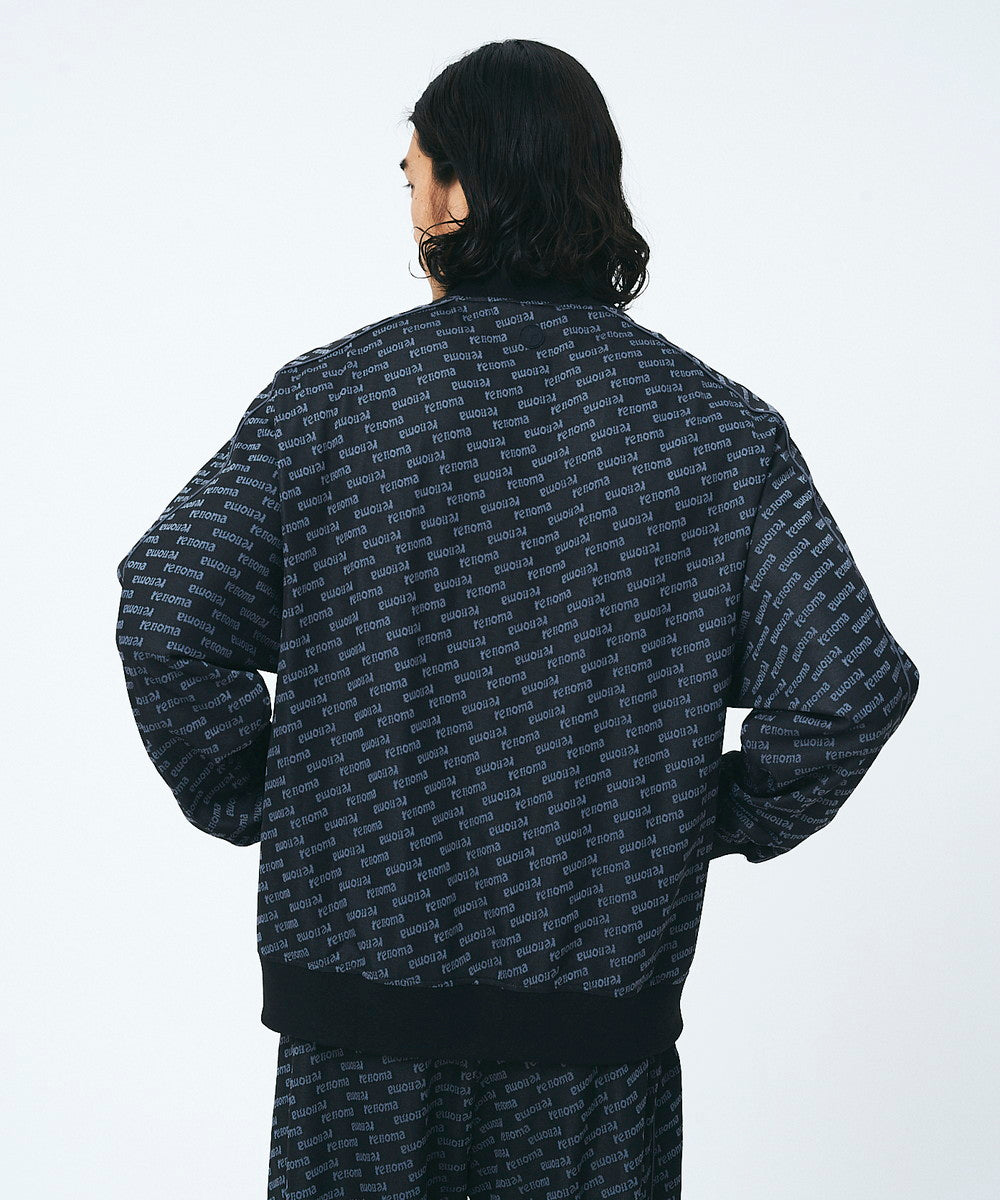 ZIPPED JACQUARD TRACK JACKET