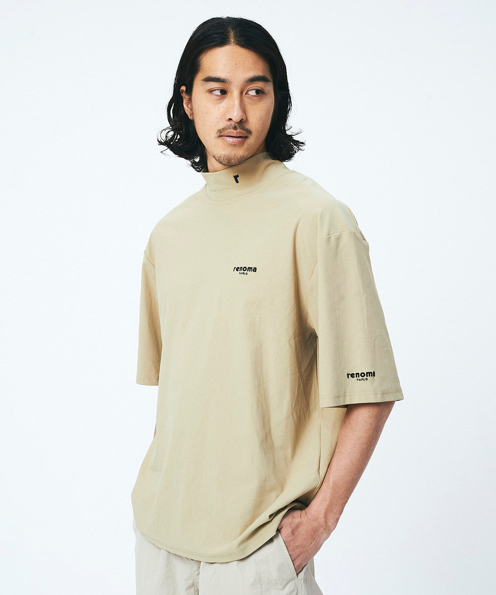 LOGO S/S MOCK NECK PULLOVER – renoma golf