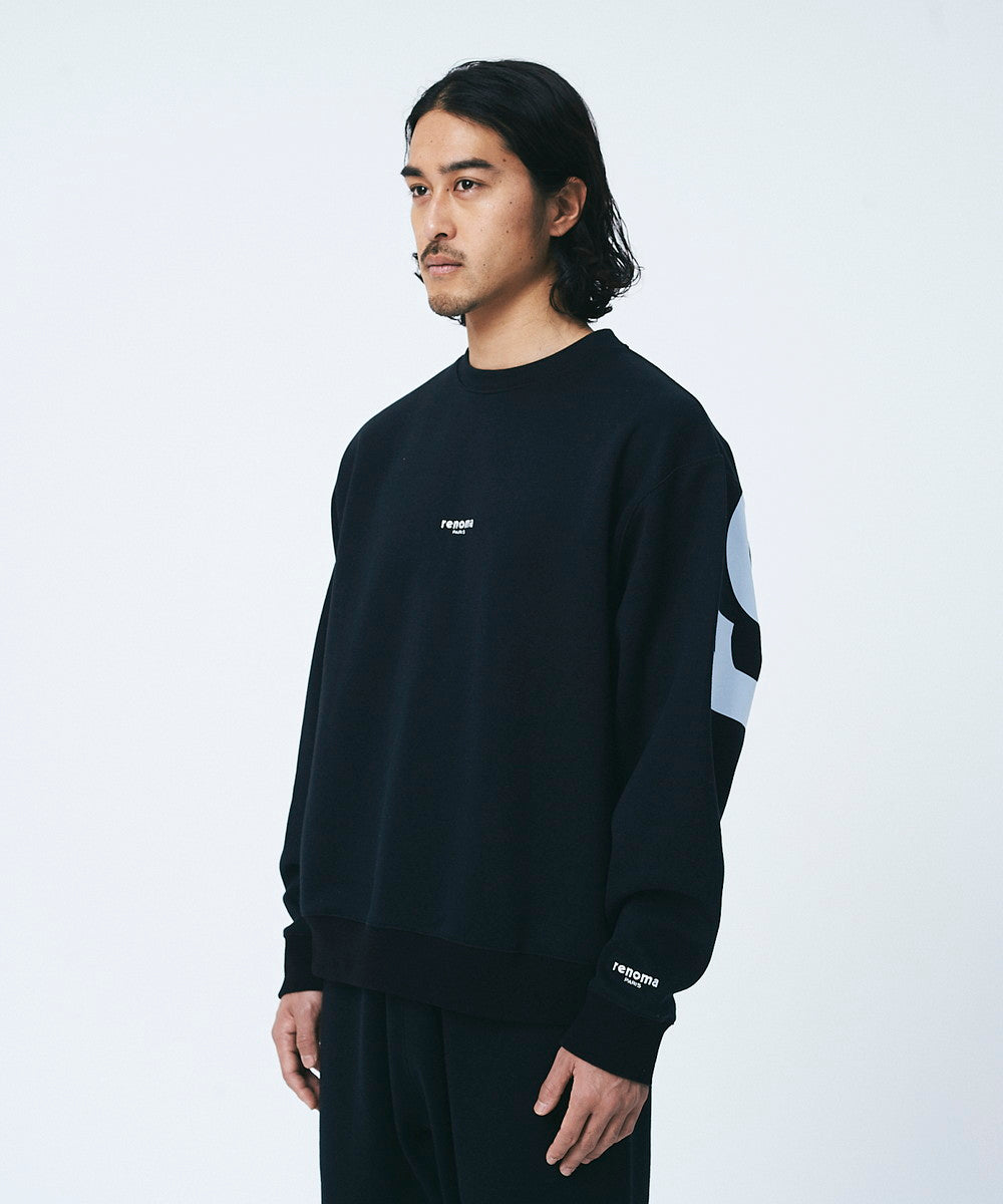 BIG LOGO LONG SLEEVE CREW TOPS