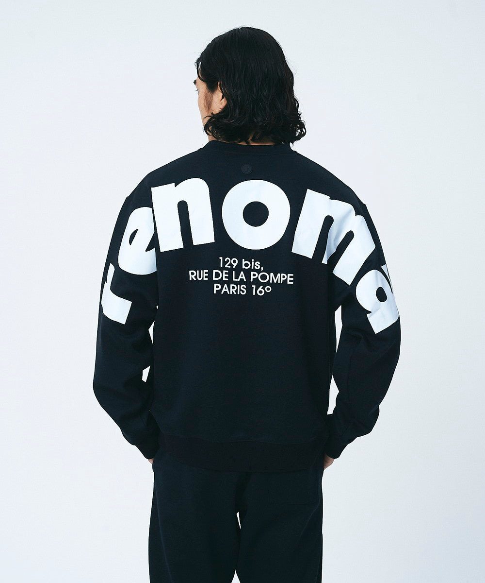 BIG LOGO LONG SLEEVE CREW TOPS